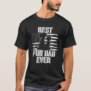 Camiseta Melhor Pai De Pele De Todos Os Papais Usa Sinaliza