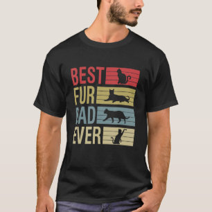 Camiseta Melhor Pai De Peles Para Homens Pai De Gato Ou Cão