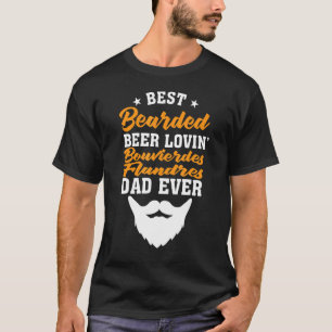 Camiseta Melhor Pai de Pembroke Welsh Corgi Barbudo Amante