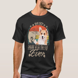 Camiseta Melhor Pai De Pembroke Welsh Corgi Nunca Vintage F