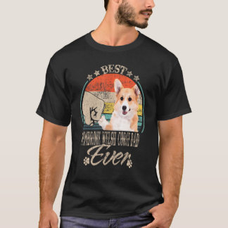 Camiseta Melhor Pai De Pembroke Welsh Corgi Nunca Vintage F