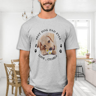 Camiseta Melhor Pai de Pet Fotográfico de Pet Personalizad