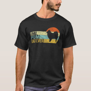 Camiseta Melhor Pai De Pom De Um Pai De Cachorro Papa Pomer