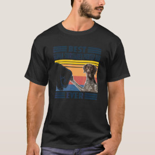 Camiseta Melhor Pai de Ponteiro Alemão Curto-Alemão Nunca C