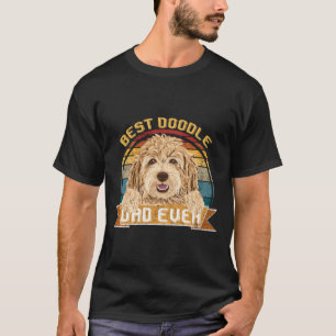 Camiseta Melhor Pai De Portas Alguma Vez Vintage Retro Gold