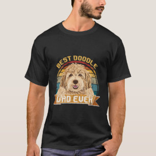 Camiseta Melhor Pai De Portas Alguma Vez Vintage Retro Gold