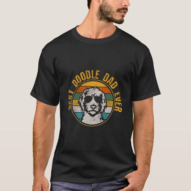 Camiseta Melhor Pai de Portas - Portão de Ouro de Cão Vinta (Frente)