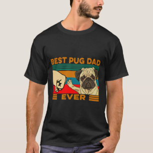 Camiseta Melhor Pai de Pug de Todos os Tempos Clássico Esse