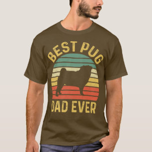 Camiseta Melhor Pai De Pug Que Já Foi Engraçado Proprietári