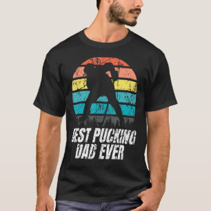 Camiseta Melhor Pai De Puxar Para Mens - Pai De Hóquei No G