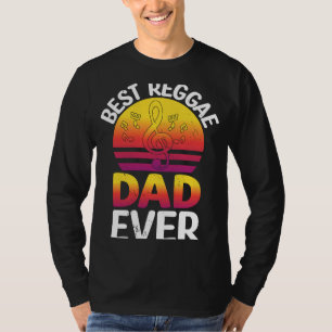 Camiseta Melhor Pai de Reggae de Todos os Tempos Eu sou Ras