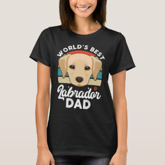 Camiseta Melhor Pai De Retriever Do Mundo