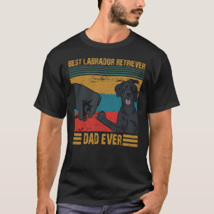 Camiseta Melhor Pai De Retriever Labrador Nunca Vintage Mel