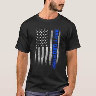 Camiseta Melhor Pai de sempre com bandeira americana para o