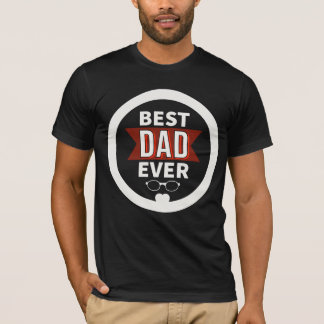 Camiseta Melhor Pai de sempre - Design de texto do Dia de o