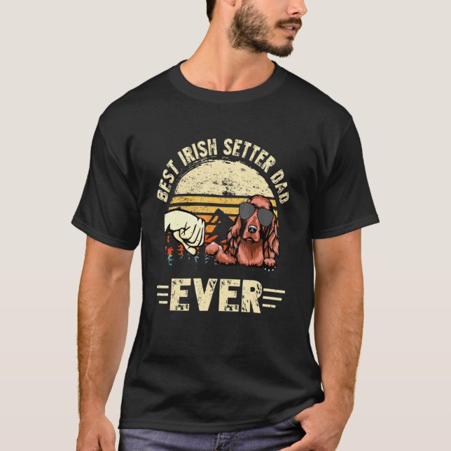 Camiseta Melhor Pai De Setores Irlandeses De Todos Os Pais  (Frente)