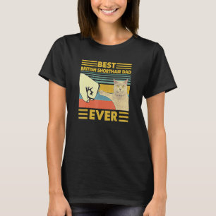Camiseta Melhor Pai de Shore Britânico Nunca Retro Vintage