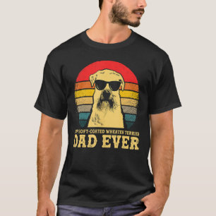Camiseta Melhor Pai de Soft Coated Wheaten Terrier de Sempr