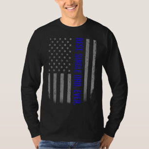 Camiseta Melhor Pai De Solteiro Da América Bandeira Para Fa
