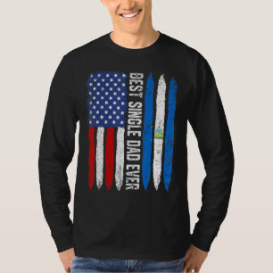 Camiseta Melhor Pai De Solteiro Já Dia de os pais Nicarágua