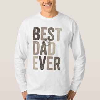 Camiseta Melhor Pai de Todos Certificado Tipografia do Dia