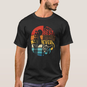 Camiseta Melhor Pai de Todos D A D Acordes de Guitarra Guit