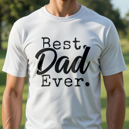 Camiseta Melhor Pai de Todos Dia dos Pais Branco