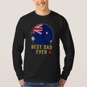 Camiseta Melhor Pai de Todos os Tempos Australiano País Aus