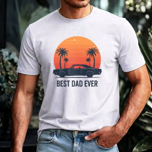 Camiseta Melhor Pai de Todos os Tempos Pôr do Sol