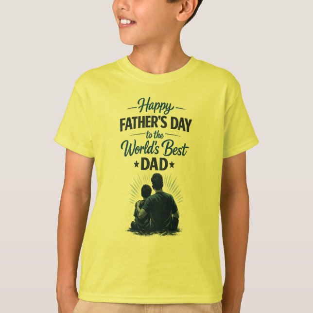 Camiseta Melhor Pai de Todos os Tempos | Presente do Dia do (Frente)