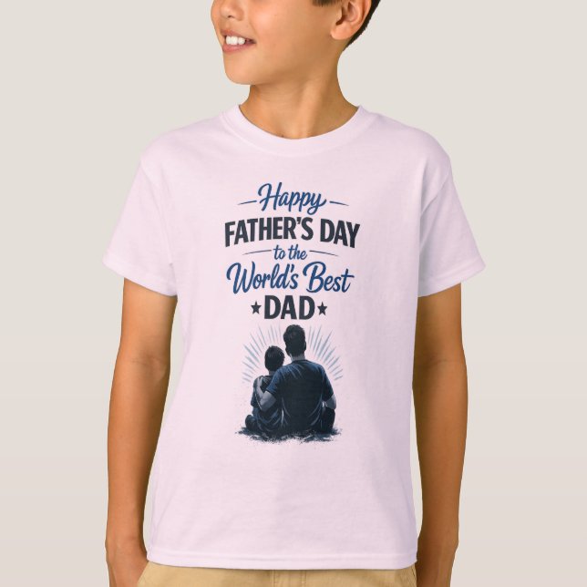 Camiseta Melhor Pai de Todos os Tempos | Presente do Dia do (Frente)