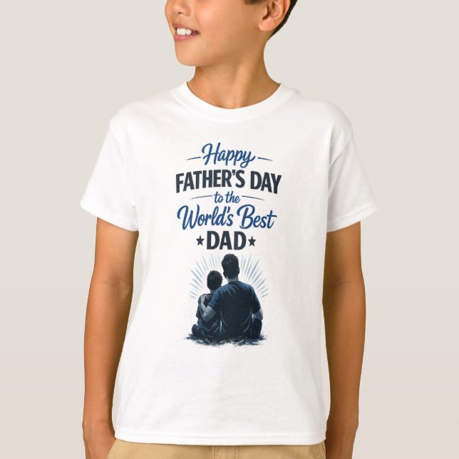 Camiseta Melhor Pai de Todos os Tempos | Presente do Dia do (Frente)