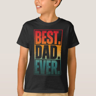 CAMISETA MELHOR PAI DE TODOS TIPOGRAFIA