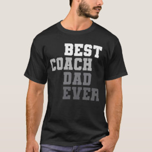 Camiseta Melhor Pai De Treinador De Futebol De Baseball Bas