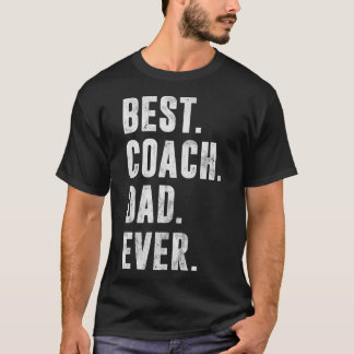 Camiseta Melhor Pai de treinador Esporte 4 de julho Present