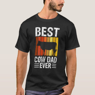 Camiseta Melhor Pai de Vaca de Todos os Tempos  1