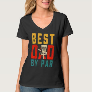 Camiseta Melhor pai de Vintage por meio disco golfe Men Gol