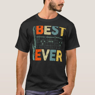 Camiseta Melhor Pai De Violão Alguma Vez Guitarista, Padre