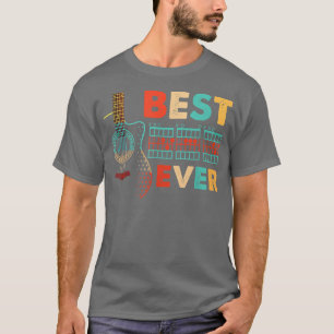 Camiseta Melhor PAI De Violão De Mens - Cordas De Música Pa