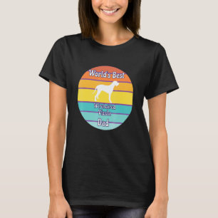 Camiseta Melhor Pai de Vizsla de Pelo Cabeludo do Mundo