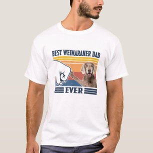 Camiseta Melhor Pai De Weimaraner De Cachorro Engraçado Fat
