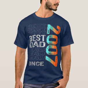 Camiseta Melhor Pai Desde 2007 para o melhor pai do mundo