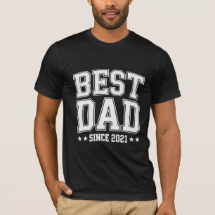 Camiseta Melhor Pai Desde o Dia dos Pais de 2021