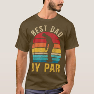 Camiseta Melhor Pai Do Dia de os pais Do Par Pai Golf 
