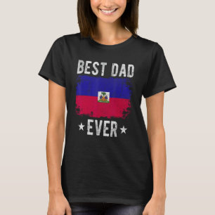 Camiseta Melhor Pai do Haiti Sinalizador Melhor Pai Haitian