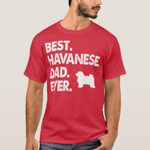 Camiseta Melhor Pai do Havanês Proprietário de Cachorro