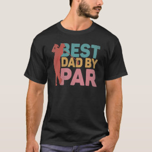 Camiseta Melhor Pai do Jogador de Golfe de Golfe do Par Dis