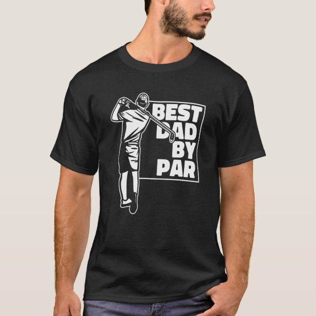 Camiseta Melhor Pai Do Jogador De Legenda Par Golfer (Frente)