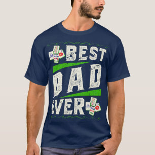 Camiseta Melhor Pai Do Jogador Mah Jong Mahjong