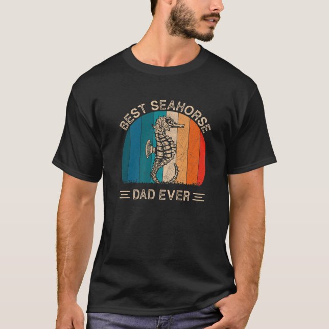 Camiseta Melhor Pai do Mar Alguma Vez Retrocedendo Fath Grá (Frente)